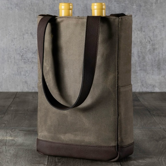 LEGACY - a Picnic Time Brand, 2 Bottle Insulated Wine Bag Cooler Good Condition - Picture 2 of 13